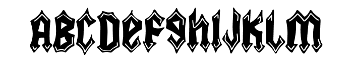Metal Empire Font UPPERCASE
