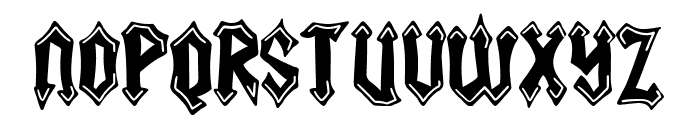 Metal Empire Font LOWERCASE