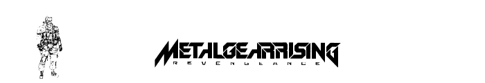 Metal Gear Solid The Phantom Font Font OTHER CHARS
