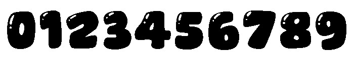 Metal Glass Font OTHER CHARS