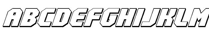 Metal Sentinel 3D Italic FONT