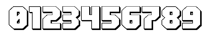 Metal Sentinel 3D Font OTHER CHARS