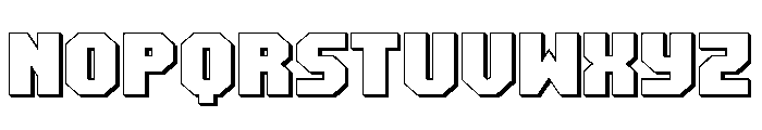 Metal Sentinel 3D Font UPPERCASE