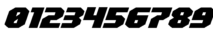 Metal Sentinel Expanded Italic Font OTHER CHARS