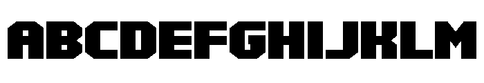 Metal Sentinel Expanded Font UPPERCASE