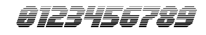 Metal Sentinel Gradient Italic Font OTHER CHARS