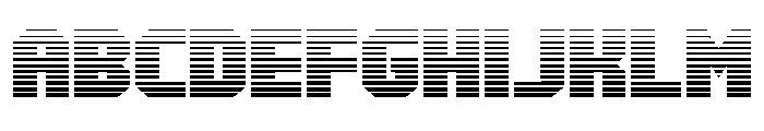 Metal Sentinel Gradient Font UPPERCASE