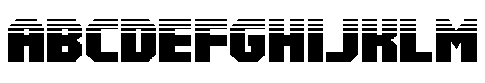Metal Sentinel Halftone Font UPPERCASE