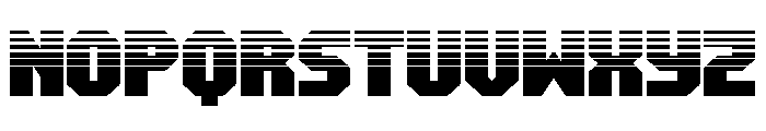 Metal Sentinel Halftone Font LOWERCASE