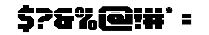 Metal Sentinel Laser Font OTHER CHARS