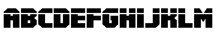 Metal Sentinel Laser Font UPPERCASE