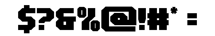 Metal Sentinel Font OTHER CHARS