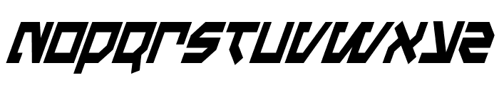 Metal Storm Condensed Italic Font LOWERCASE