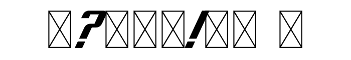 Metal Wind Font OTHER CHARS