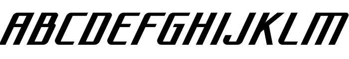 Metal Wind Font UPPERCASE
