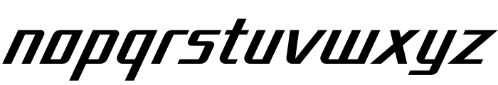 Metal Wind Font LOWERCASE