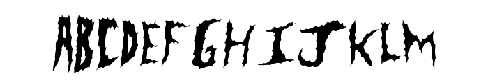 MetalClash Font LOWERCASE