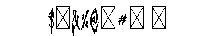 Metalzeus Halloween Font OTHER CHARS