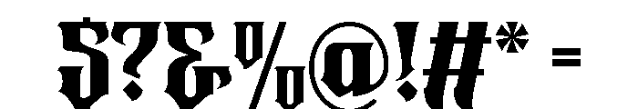 Metrim Letter Regular Font OTHER CHARS