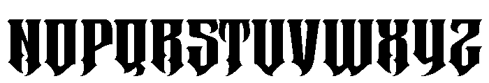 Metrim Letter Regular Font UPPERCASE