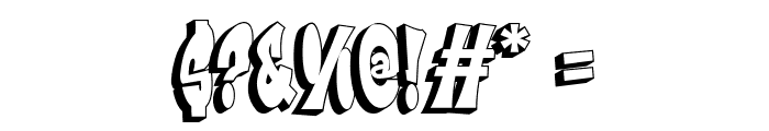 Metro Graffi-Shadow Font OTHER CHARS