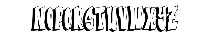 Metro Graffi-Shadow Font UPPERCASE