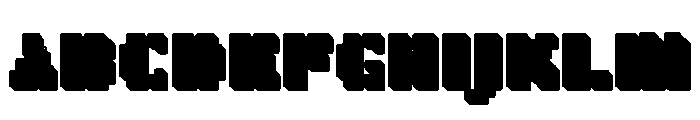 MetroBots Chrome Chaleur Font UPPERCASE