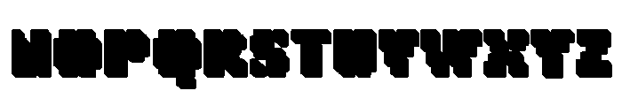 MetroBots Chrome Chaleur Font UPPERCASE
