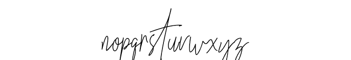 Mettallion Signature Font LOWERCASE