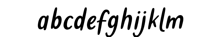 Metultah-Italic Font LOWERCASE