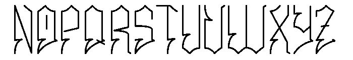 Mexi Font UPPERCASE