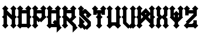 Mexica Gothic Font LOWERCASE