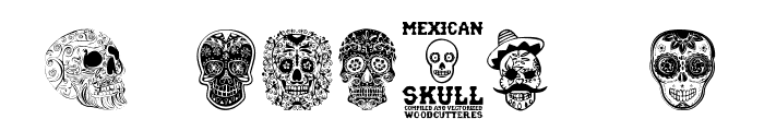 Mexican Skull Font OTHER CHARS