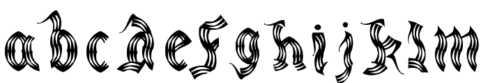 medievalparty-Regular Font LOWERCASE
