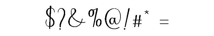 medilla Font OTHER CHARS