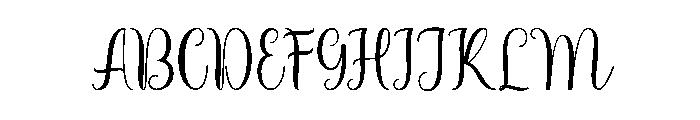 medilla Font UPPERCASE