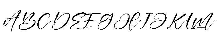 melati Font UPPERCASE