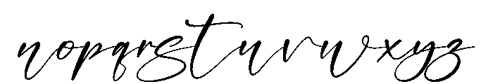 melati Font LOWERCASE
