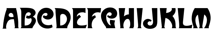 Medoc-Regular Font LOWERCASE