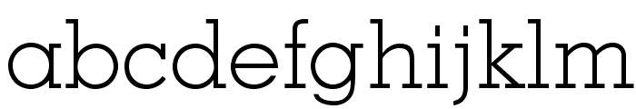 MemphisLTStd-Light Font LOWERCASE