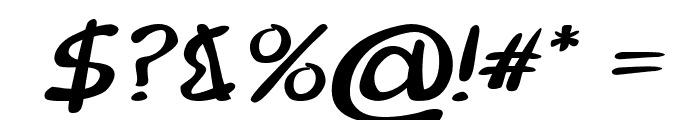 Merilee-BoldItalic Font OTHER CHARS