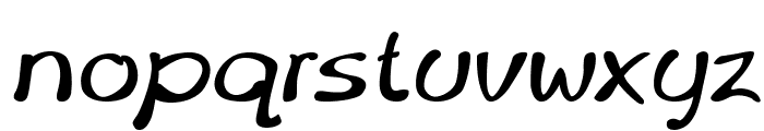 Merilee-BoldItalic Font LOWERCASE