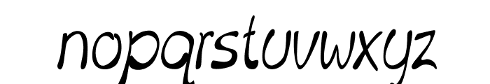 Merilee-CondensedItalic Font LOWERCASE
