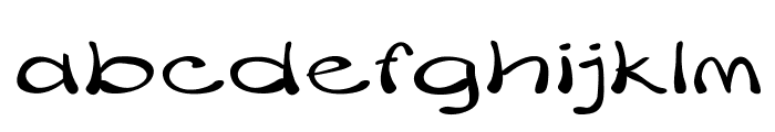 Merilee-ExtraexpandedRegular Font LOWERCASE