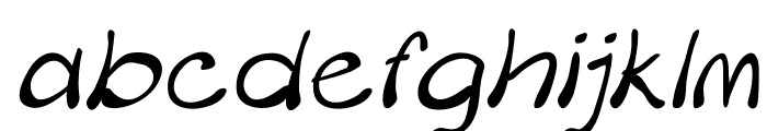MerileeItalic Font LOWERCASE