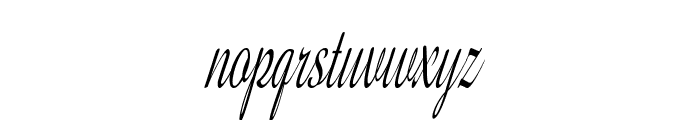 Merino-ExtracondensedItalic Font LOWERCASE