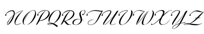 Merino-Italic Font UPPERCASE