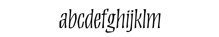 MezzStd-Light Font LOWERCASE