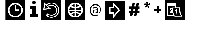 Media Icons Regular Font OTHER CHARS