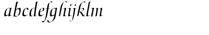 Medici Script Medium Font LOWERCASE